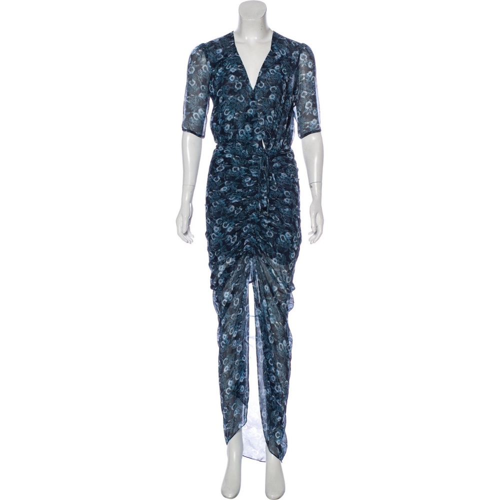 VERONICA BEARD Silk Dress Size 2 Blue